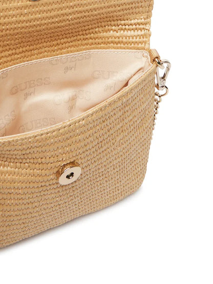 GUESS MINI RAFFIA BAG