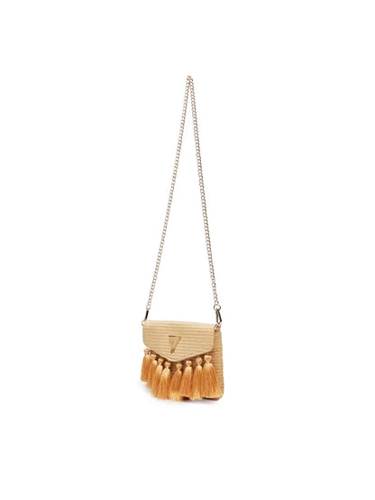 GUESS MINI RAFFIA BAG