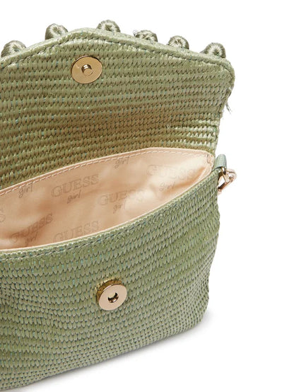 GUESS KIDS MINI RAFFIA BAG