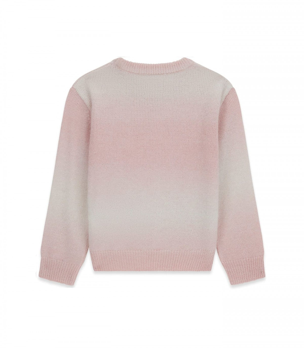 GUESS GIRLS KNITTED TRIANGLE LOGO PULLOVER