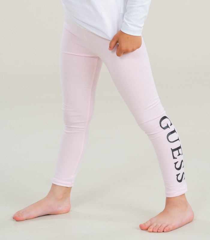 GUESS GIRLS EMBROIDERED LEGGINGS