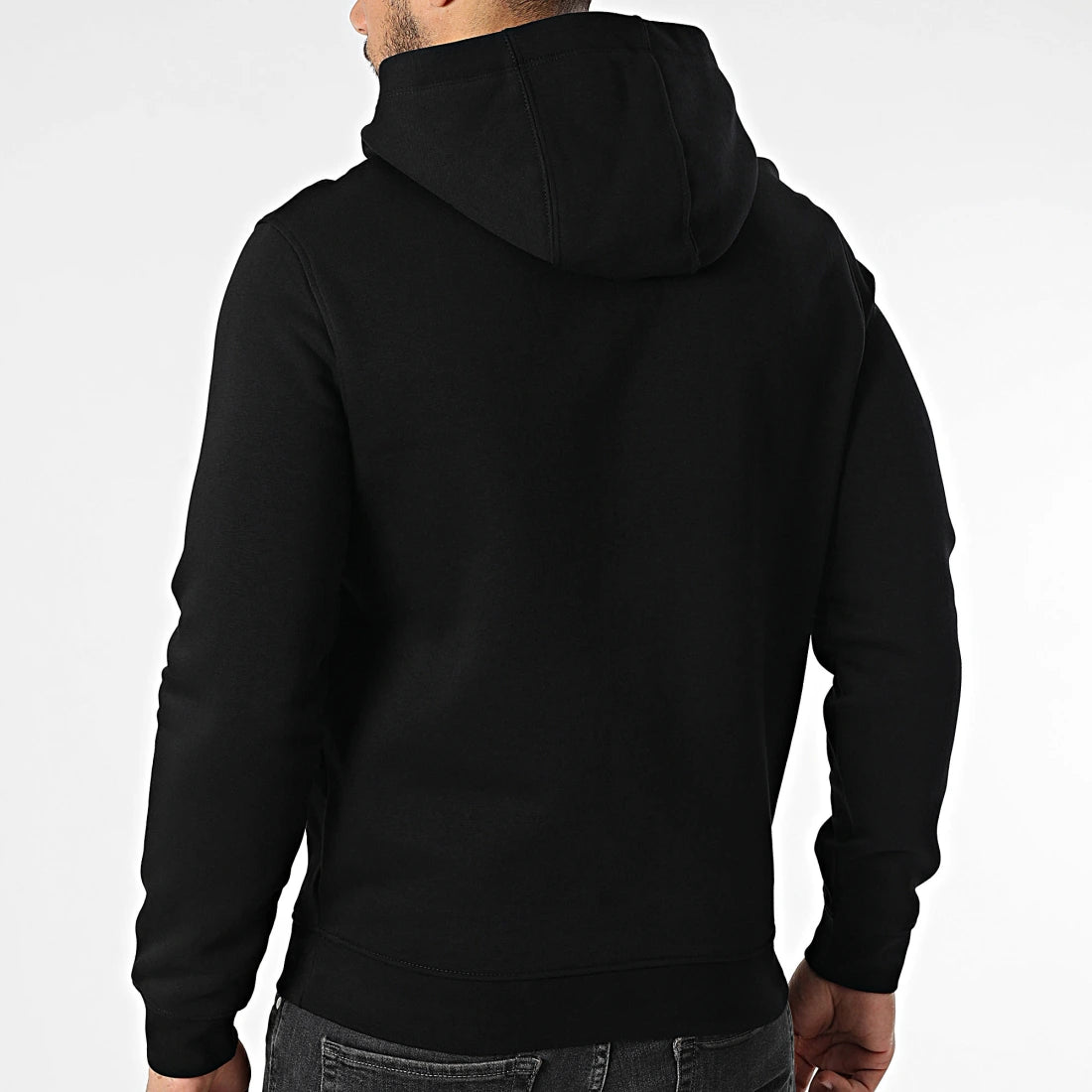 GUESS BASIC HOODED LOGO SWEATSHIRT