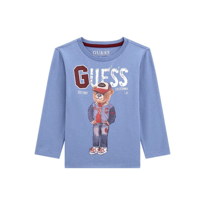 GUESS LS BERA EMBROIDERY T SHIRT