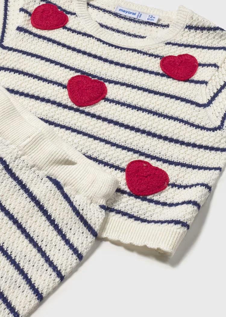 MAYORAL HEART TROUSERS SET BABY