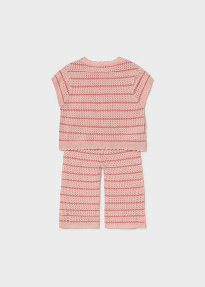 MAYORAL HEART TROUSERS SET BABY