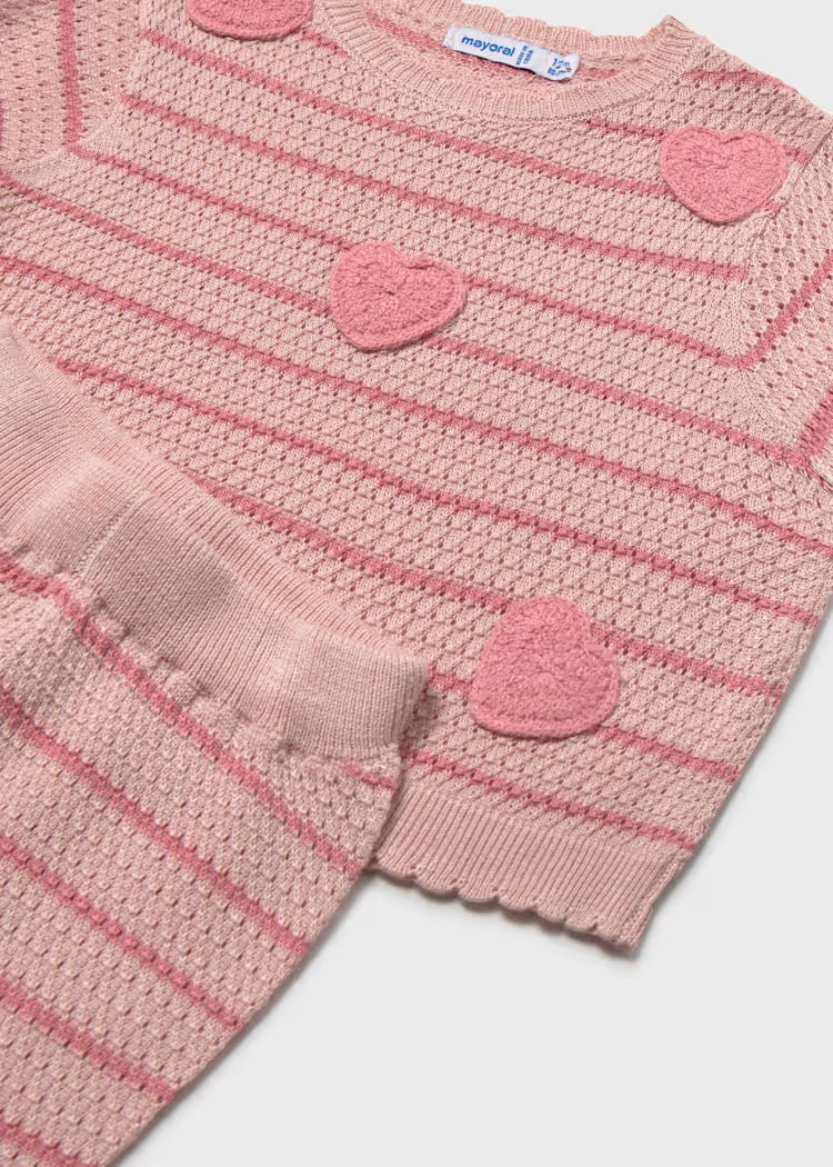 MAYORAL HEART TROUSERS SET BABY