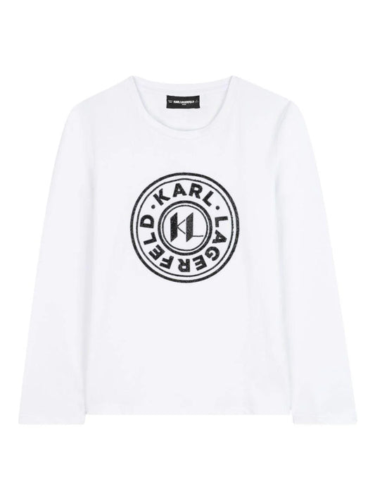 KARL LAGERFELD LS LOGO T SHIRT