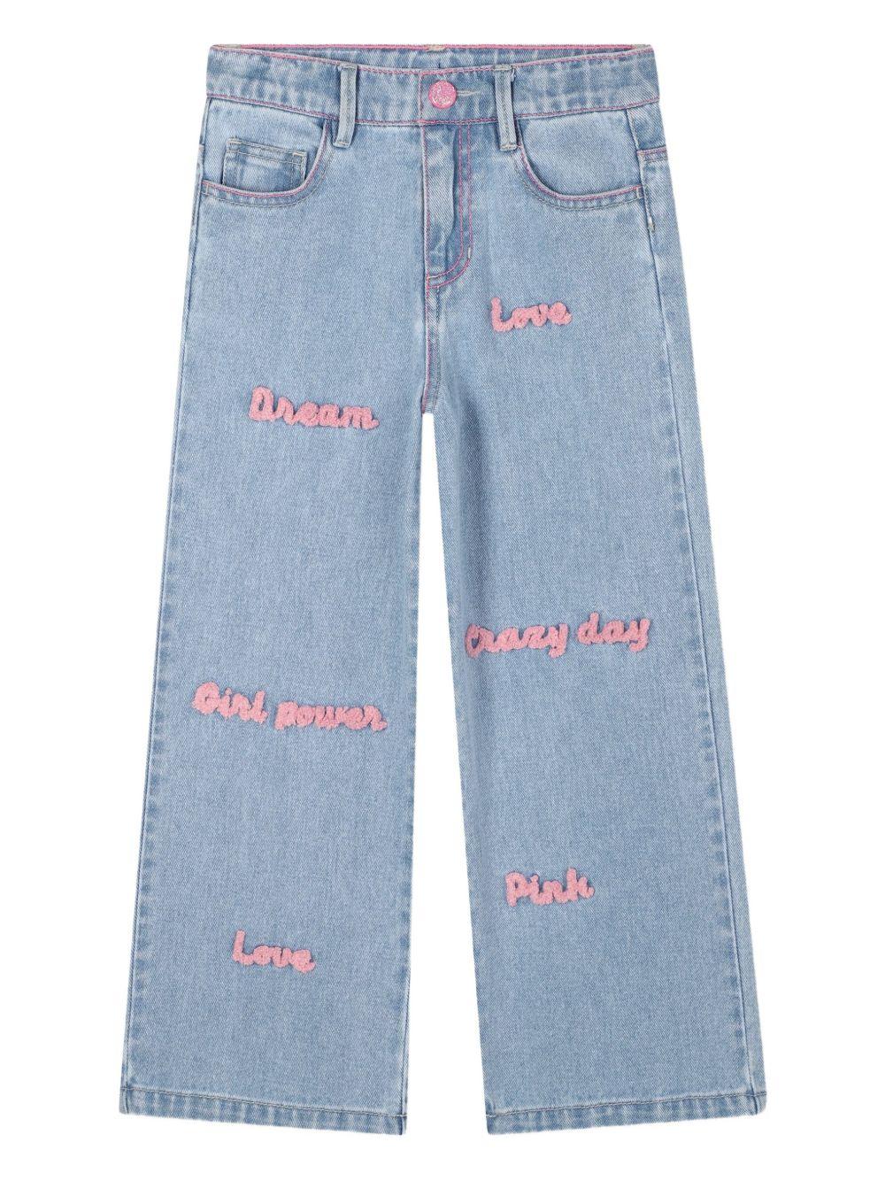 BILIIEBLUSH GIRLS JEAN WITH WRITING