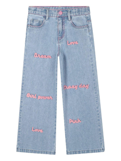 BILIIEBLUSH GIRLS JEAN WITH WRITING