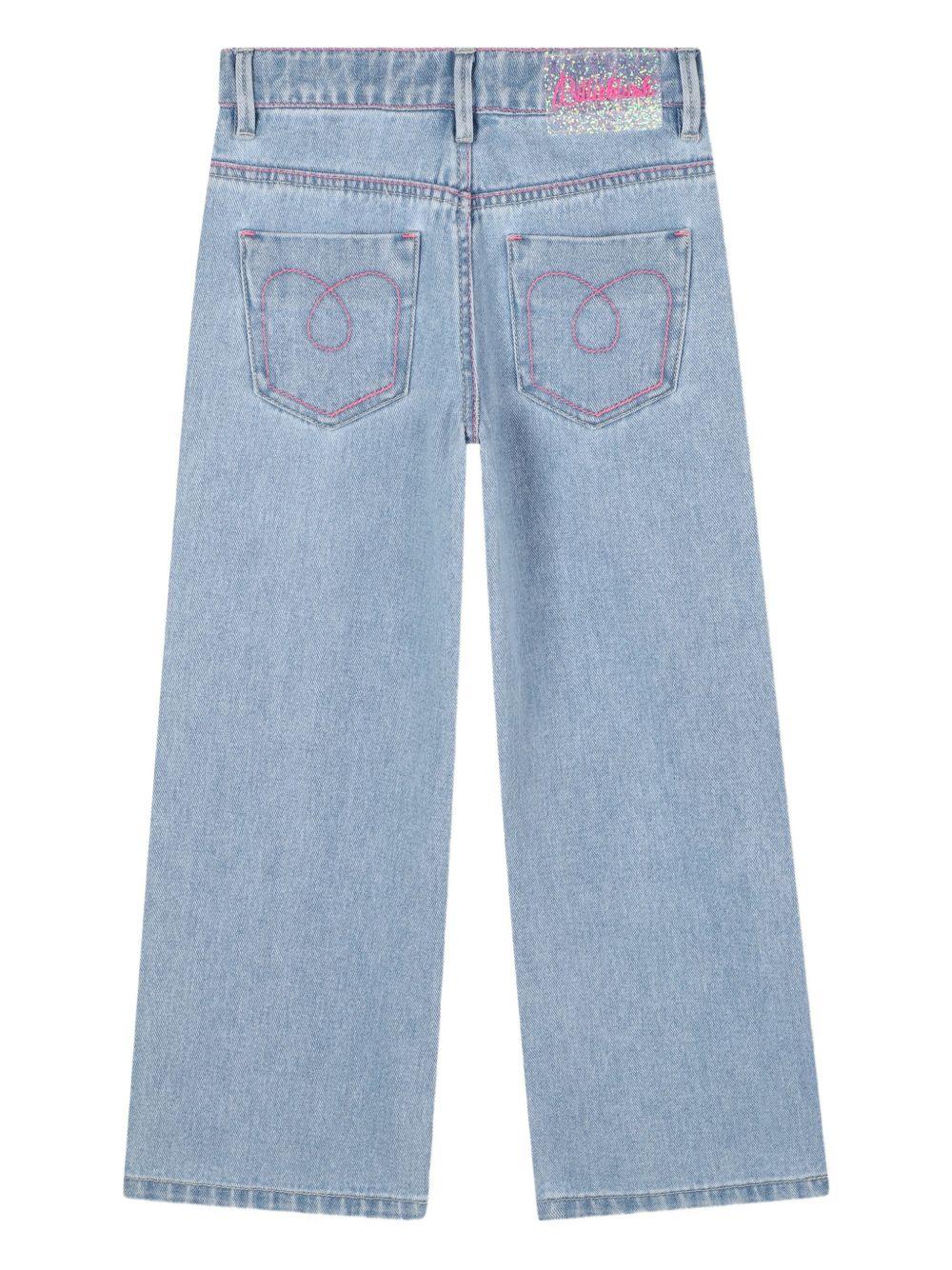 BILIIEBLUSH GIRLS JEAN WITH WRITING