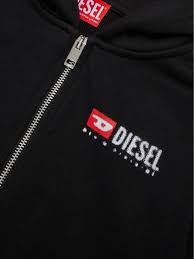 DIESEL KIDS LOGO ZIP HOODIE
