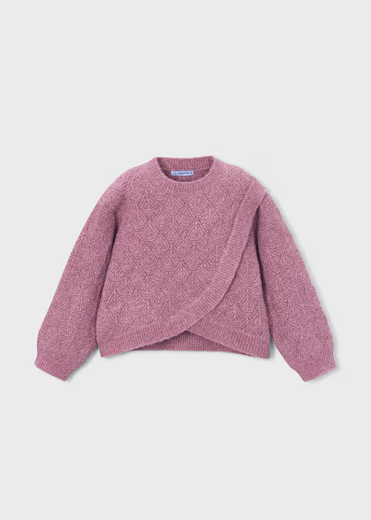 MAYORAL GIRLS TEXTURED KNITTED JERSEY