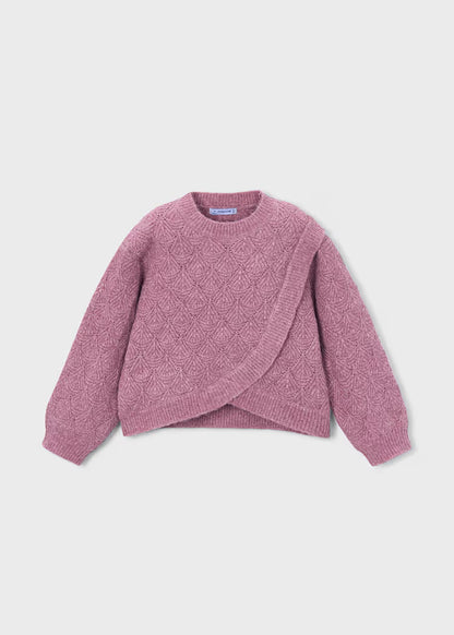 MAYORAL GIRLS TEXTURED KNITTED JERSEY