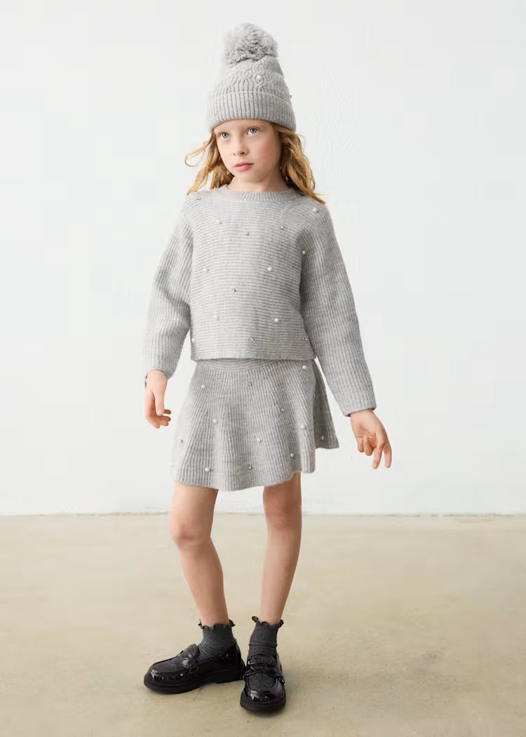 MAYORAL GIRL'S PEARL KNIT SWEATER
