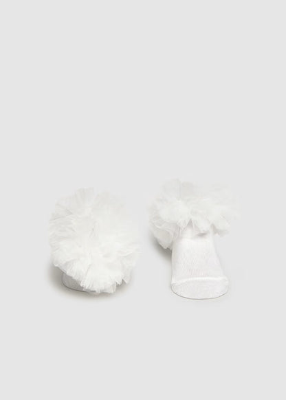 MAYORAL NEWBORN HEADBAND AND SOCKS SET