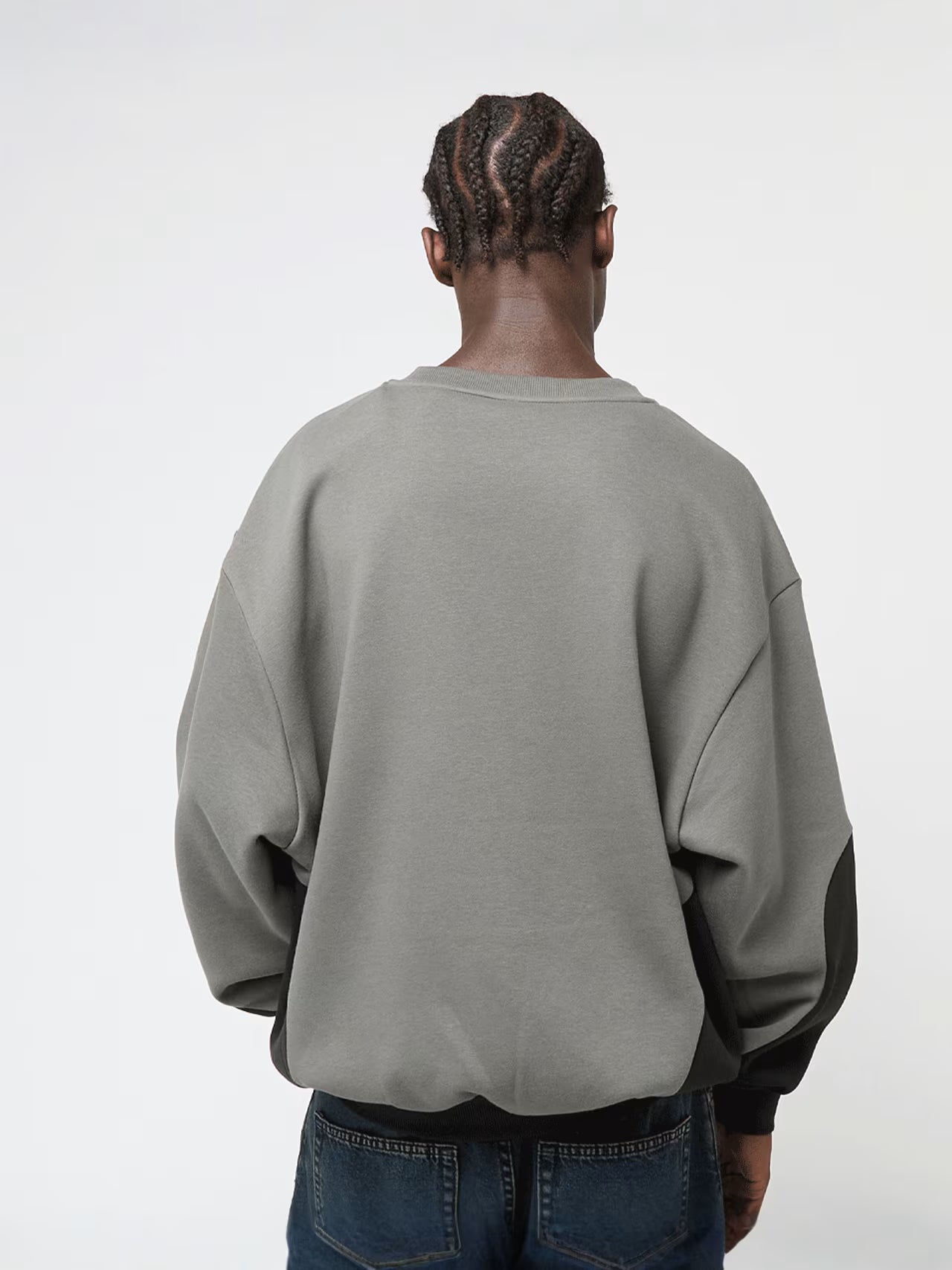 KARL KANI ELIPSE OS OVERSIZED CREW NECK