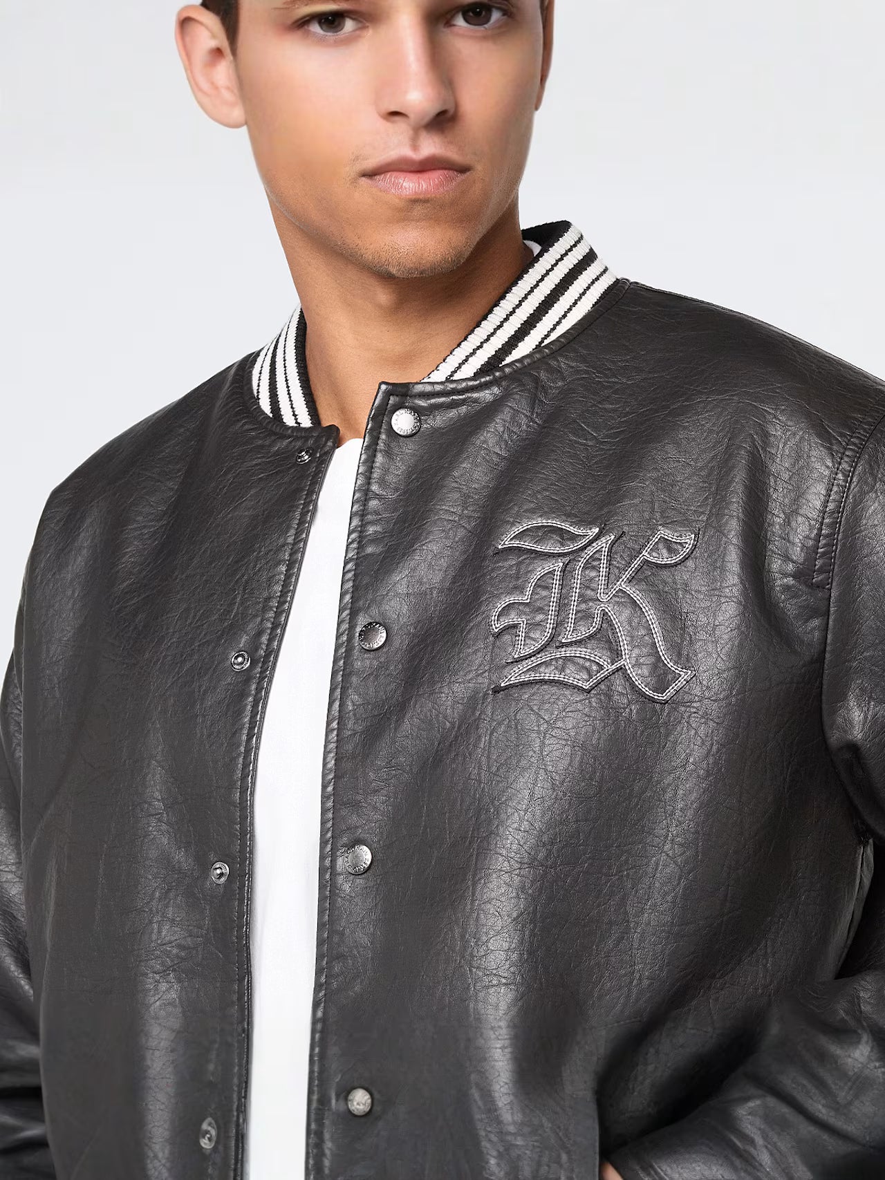 KARL KANI WESTERN PU LEATHER JACKET