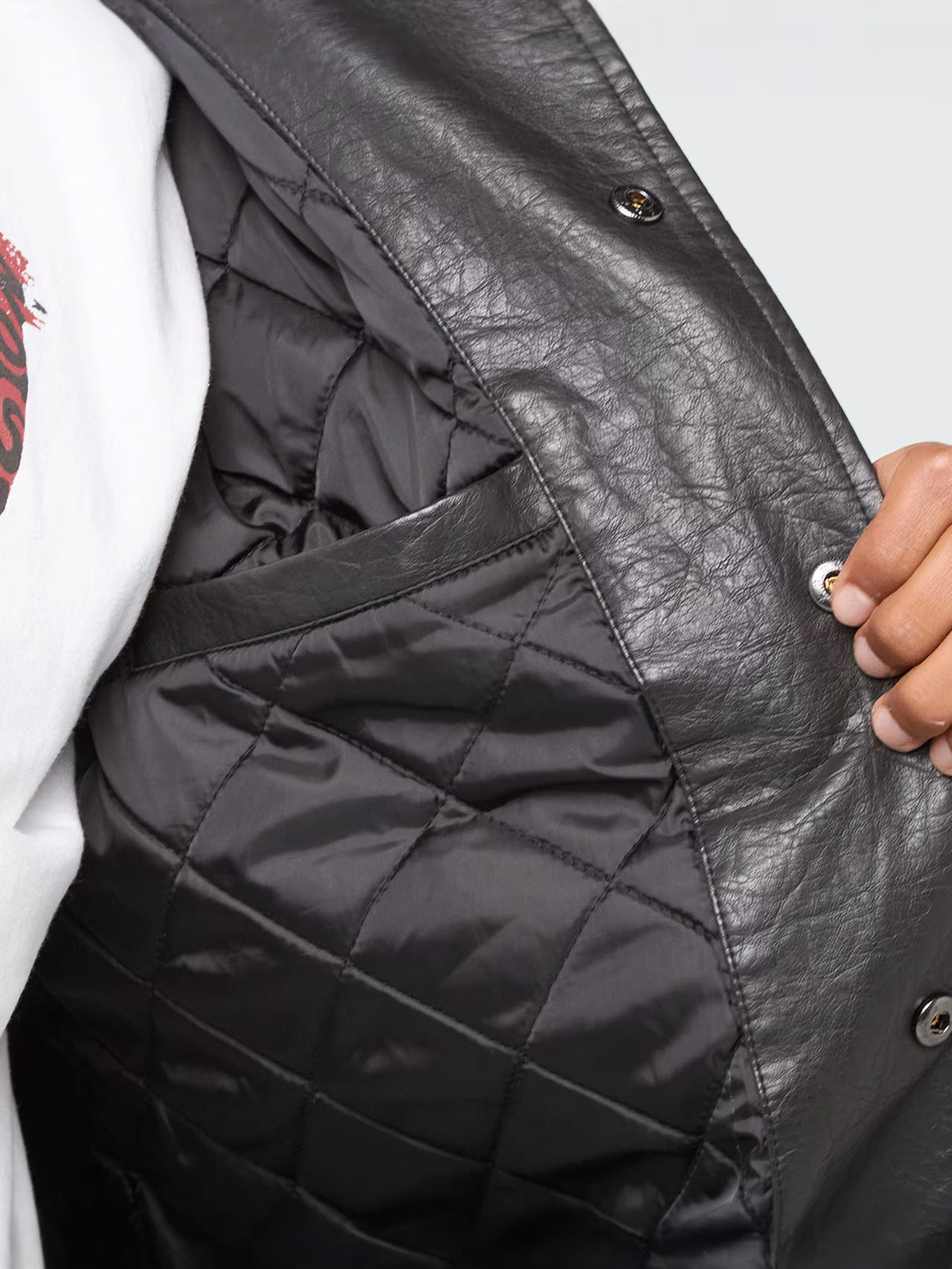 KARL KANI WESTERN PU LEATHER JACKET