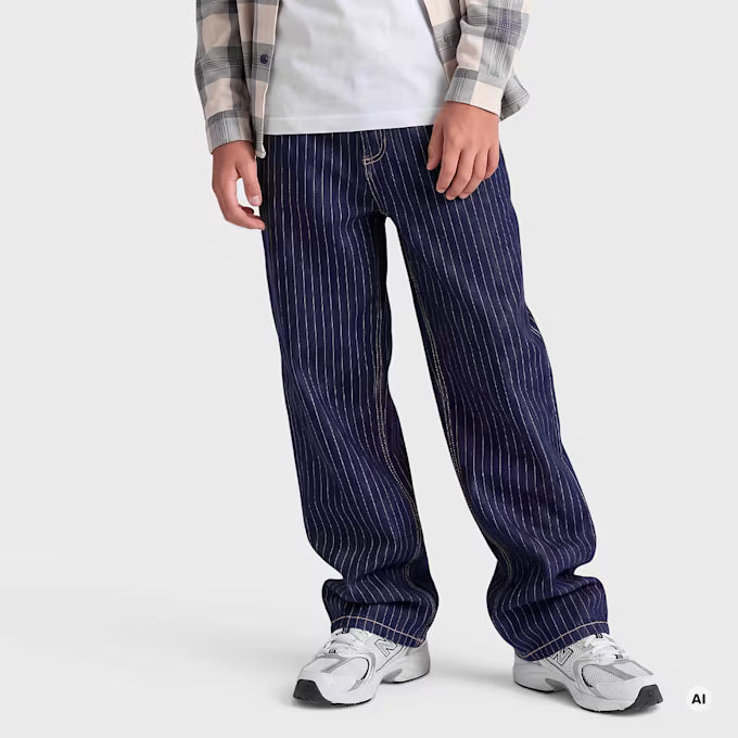 KARL KANI OG BAGGY PINSTRIPE  JUNIOR JEANS
