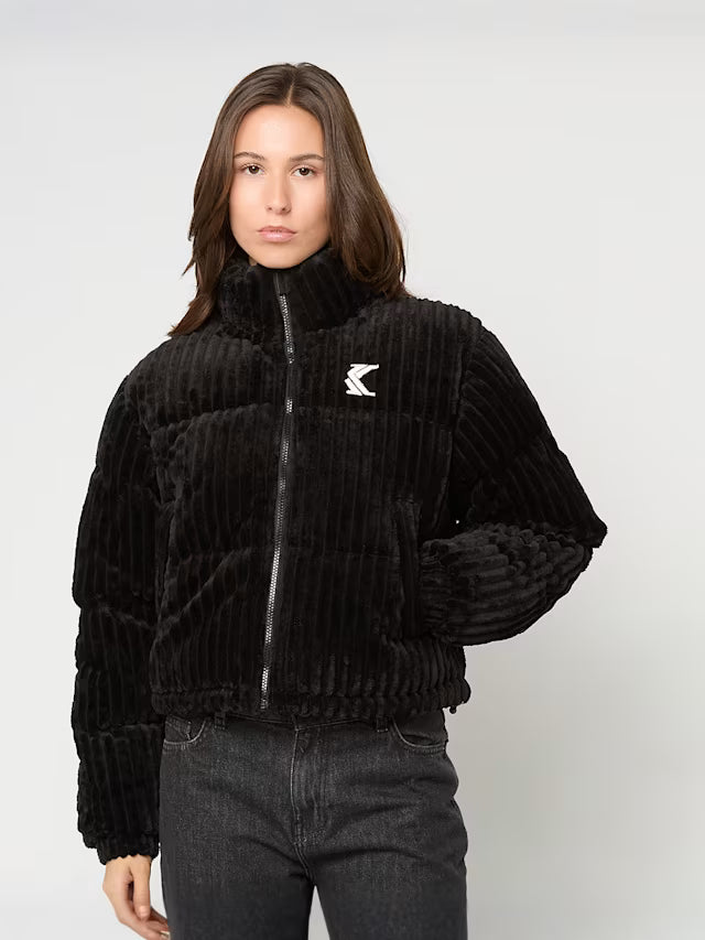 KARL KANI WOMAN OG FUZZY CORDUROY SHORT JACKET