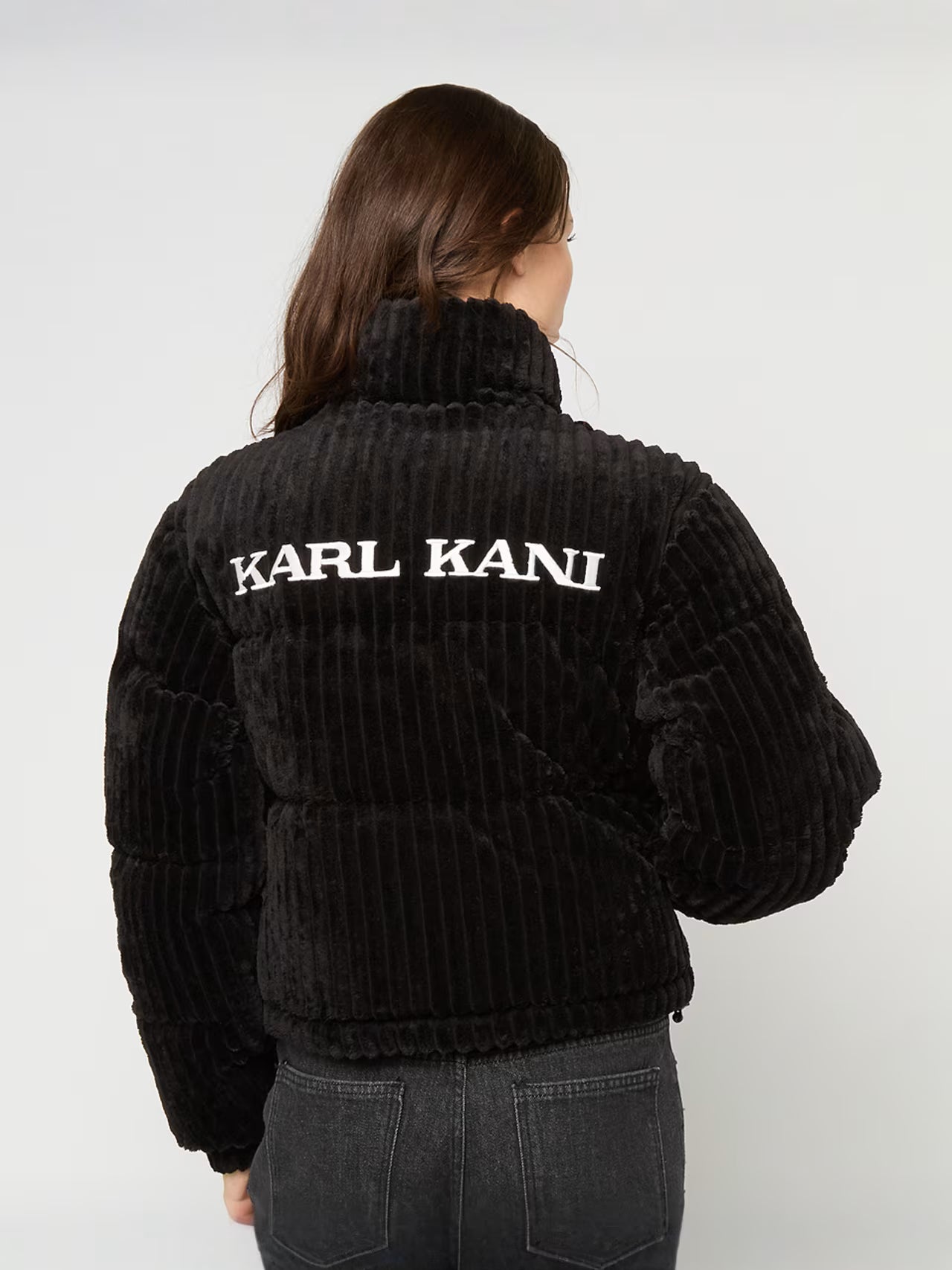 KARL KANI WOMAN OG FUZZY CORDUROY SHORT JACKET