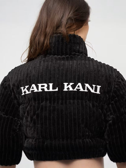 KARL KANI WOMAN OG FUZZY CORDUROY SHORT JACKET