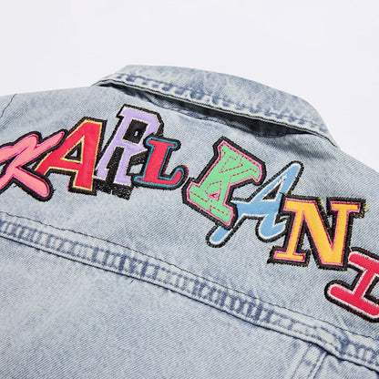 KARL KANI JUNIOR PATCHES DENIM JACKET