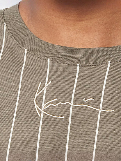 KARL KANI PINSTRIPE T SHIRT