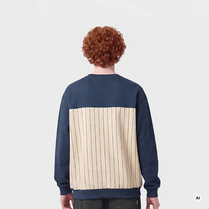 KARL KANI KIDS VARSITY PINSTRIPE SWEATSHIRT