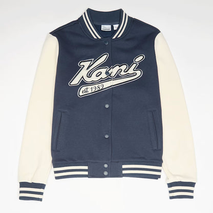 KARL KANI JUNIOR VARSITY SWEAT COLLEGE JACKET