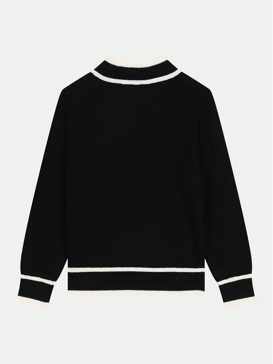 KARL LAGERFELD LOG KNITTED PULLOVER