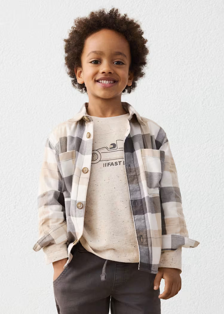 MAYORAL KIDS CHECK OVERSHIRT