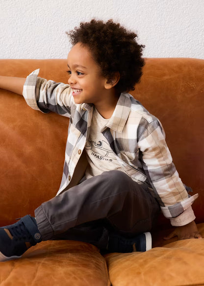 MAYORAL KIDS CHECK OVERSHIRT
