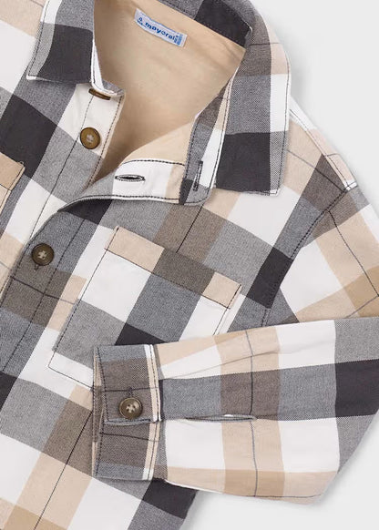 MAYORAL KIDS CHECK OVERSHIRT