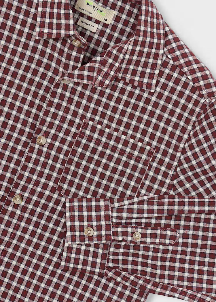 MAYORAL LS CHECK SHIRT
