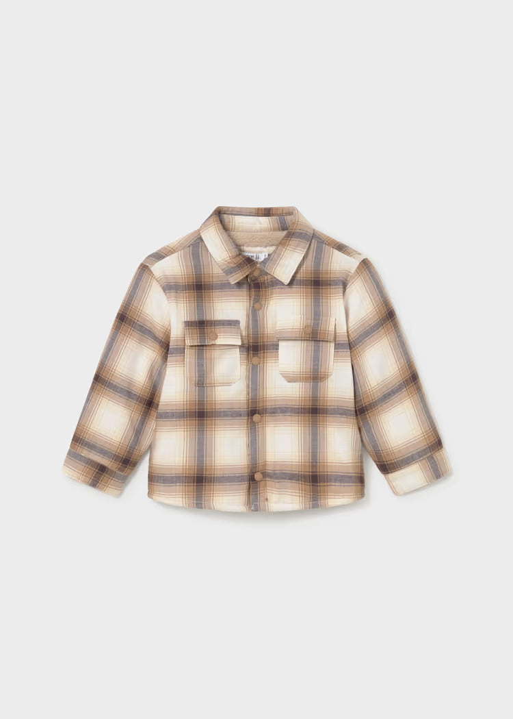MAYORAL KIDS FUR INSULATED OVERSHIRT
