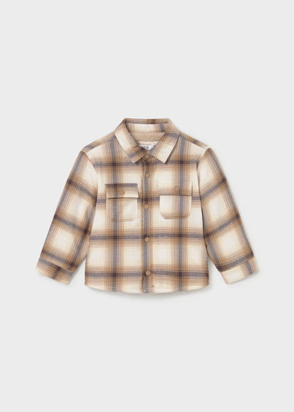 MAYORAL KIDS FUR INSULATED OVERSHIRT