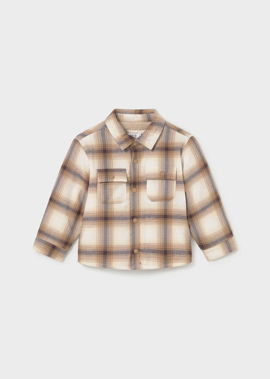 MAYORAL KIDS FUR INSULATED OVERSHIRT