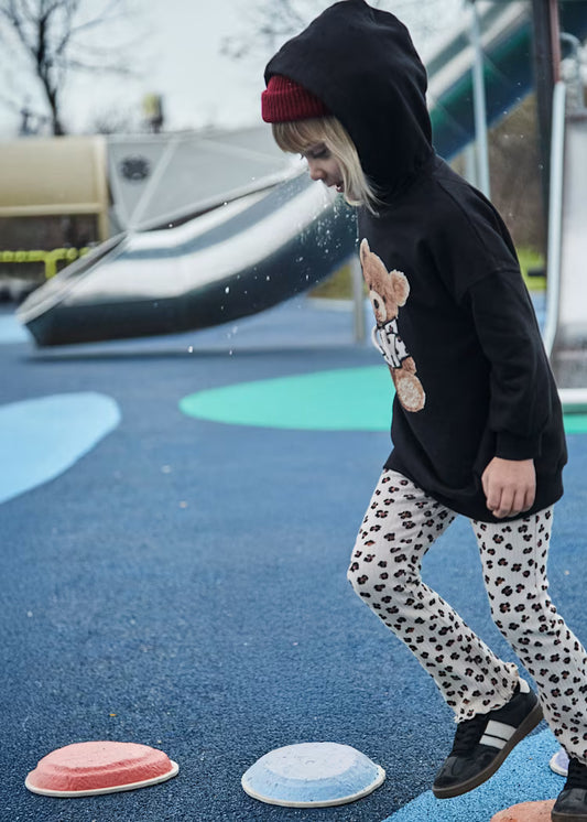 MAYORAL GIRLS PRINTED FLARED BELL LEGGINGS