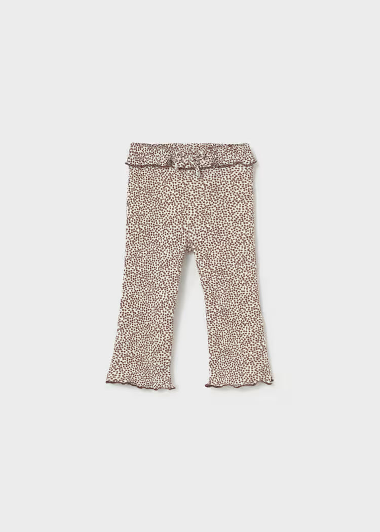 MAYORAL GIRLS RIBBED FLARE LEGGINGS