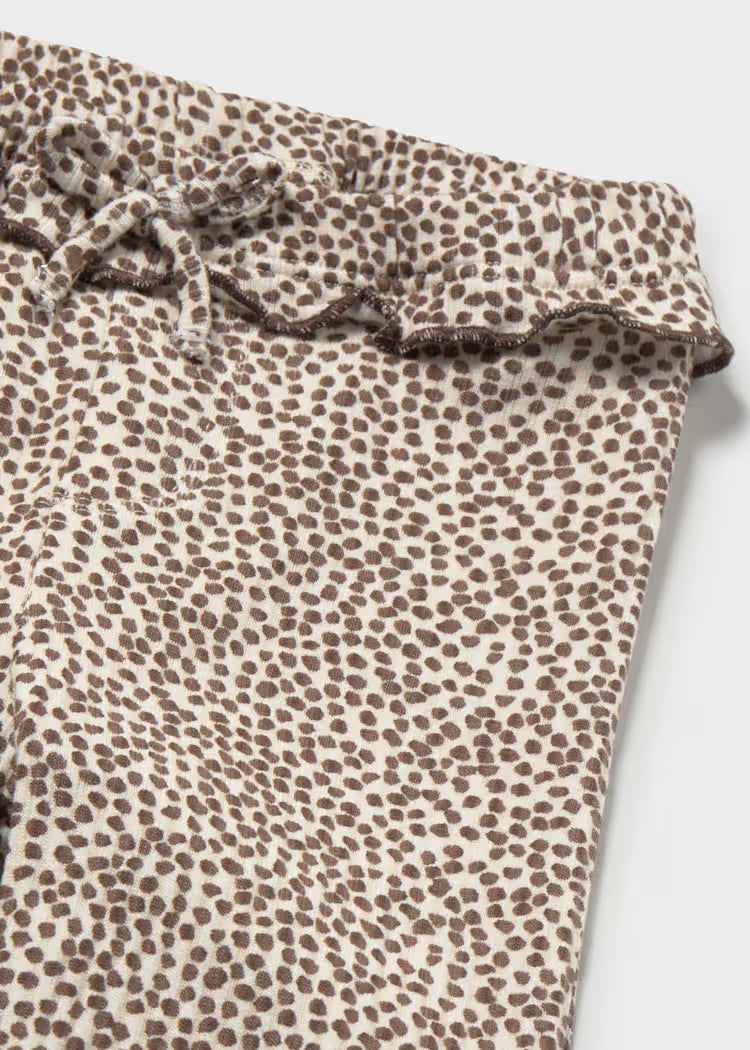 MAYORAL GIRLS RIBBED FLARE LEGGINGS