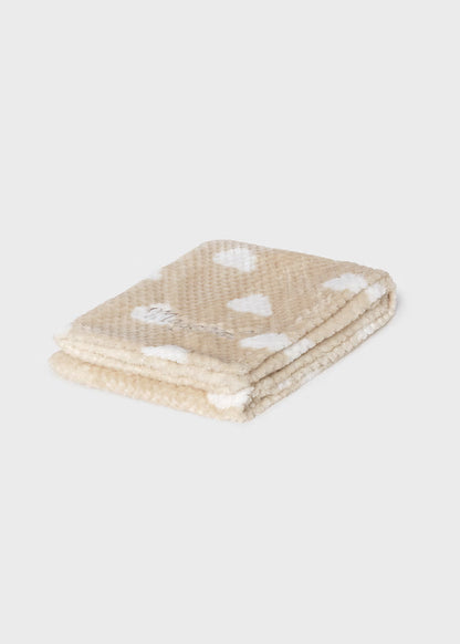 MAYORAL BABIES FAUX-FUR BLANKET