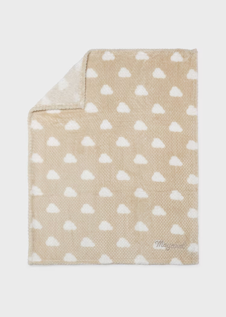 MAYORAL BABIES FAUX-FUR BLANKET
