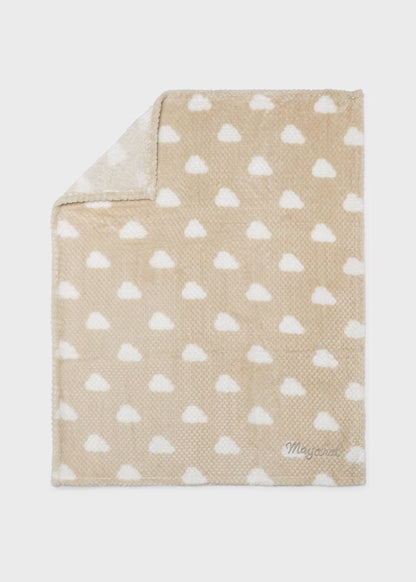 MAYORAL BABIES FAUX-FUR BLANKET