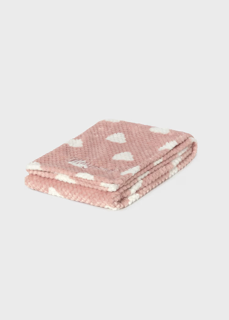MAYORAL BABIES DOUBLE FACE FAUX-FUR BLANKET