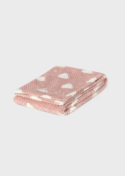 MAYORAL BABIES DOUBLE FACE FAUX-FUR BLANKET