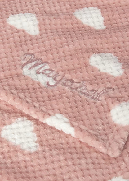 MAYORAL BABIES DOUBLE FACE FAUX-FUR BLANKET