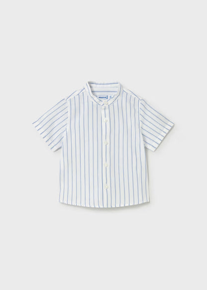 MAYORAL COTTON LINEN STRIPED SHIRT