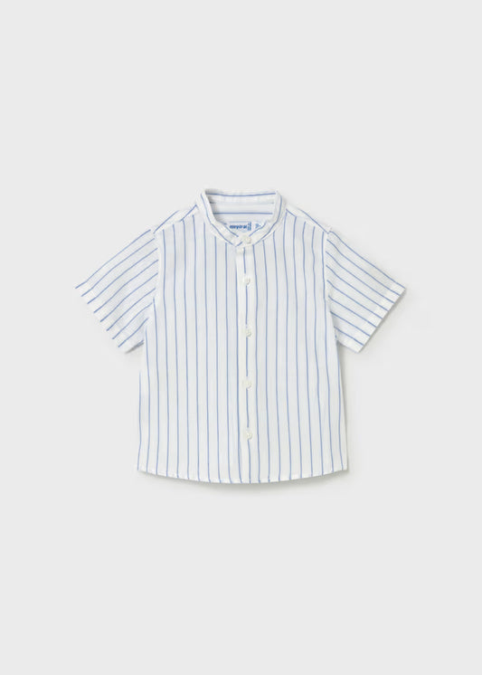 MAYORAL COTTON LINEN STRIPED SHIRT