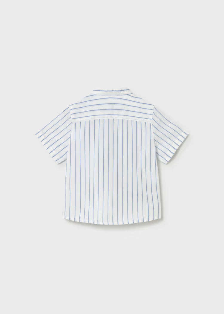 MAYORAL COTTON LINEN STRIPED SHIRT